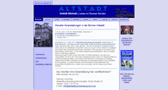 Desktop Screenshot of die-bonner-altstadt.de
